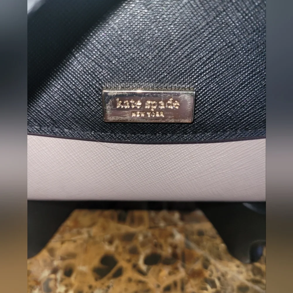 Kate Spade Black and Cream Crossbody Bag - Picture 2 of 7